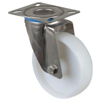 Roulette Inox Polyamide Ø150mm 300kg - Pivotante