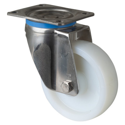 Roulette Inox Polyamide Ø150mm 700kg - Pivotante
