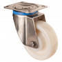 Roulette Inox Polyamide Ø150mm 700kg - Pivotante