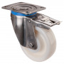 Roulette Inox Polyamide Ø150mm 800kg - Avec blocage total