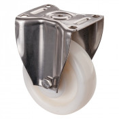 Roulette Inox Polyamide Ø150mm 800kg - Fixe