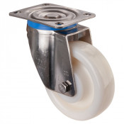 Roulette Inox Polyamide Ø150mm 800kg - Pivotante
