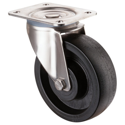 Roulette Inox Polyamide Ø160mm 300kg - Pivotante