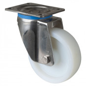 Roulette Inox Polyamide Ø160mm 700kg - Pivotante