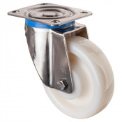 Roulette Inox Polyamide Ø160mm 700kg - Pivotante