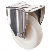 Roulette Inox Polyamide Ø160mm 800kg - Fixe
