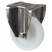 Roulette Inox Polyamide Ø160mm 800kg - Pivotante