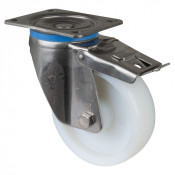 Roulette Inox Polyamide Ø160mm 800kg - Pivotante
