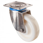 Roulette Inox Polyamide Ø160mm 800kg - Pivotante
