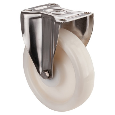 Roulette Inox Polyamide Ø200mm 1000kg - Fixe