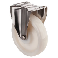 Roulette Inox Polyamide Ø200mm 1000kg - Fixe