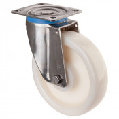 Roulette Inox Polyamide Ø200mm 1000kg - Pivotante