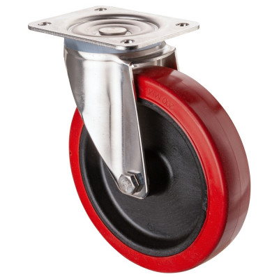 Roulette Inox Polyamide Ø200mm 220kg - Pivotante