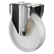 Roulette Inox Polyamide Ø200mm 400kg - Fixe