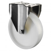 Roulette Inox Polyamide Ø200mm 400kg - Fixe