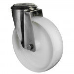 Roulette Inox Polyamide Ø200mm 400kg - Pivotante