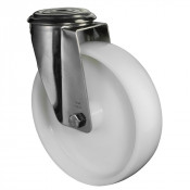 Roulette Inox Polyamide Ø200mm 400kg - Pivotante