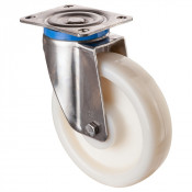 Roulette Inox Polyamide Ø200mm 450kg - Pivotante