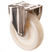 Roulette Inox Polyamide Ø200mm 700kg - Fixe