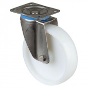 Roulette Inox Polyamide Ø200mm 700kg - Pivotante