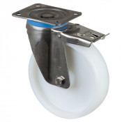 Roulette Inox Polyamide Ø200mm 700kg - Pivotante