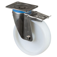 Roulette Inox Polyamide Ø200mm 700kg - Pivotante
