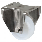 Roulette Inox Polyamide Ø80mm 150kg - Fixe