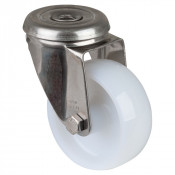 Roulette Inox Polyamide Ø80mm 150kg - Pivotante