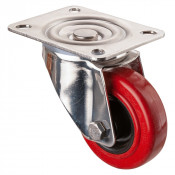 Roulette Inox Polyamide Ø80mm 80kg - Pivotante