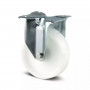 Roulette Fixe Polyamide Blanc – Diamètres 80 à 200 mm – Charge 200 à 350 kg