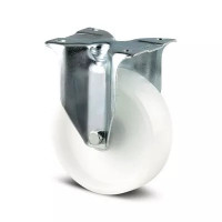 Roulette Fixe Polyamide Blanc – Diamètres 80 à 200 mm – Charge 200 à 350 kg Roulette Fixe Polyamide Blanc – Diamètres 80 à 200 mm – Charge 200 à 350 kg