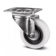 Roulette Pivotante Caoutchouc Amortie – Diamètres 100 à 125 mm – Charge 160–200 kg