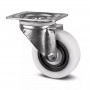 Roulette Pivotante Caoutchouc Amortie – Diamètres 100 à 125 mm – Charge 160–200 kg