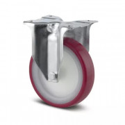 Roulettes Fixes Polyuréthane RGE – Diamètres 80 à 200 mm – Charge 100–350 kg