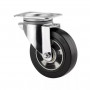 Roulettes Pivotantes Caoutchouc Vulcanisé – Diamètres 160 à 200 mm – Charge 350–400 kg