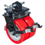 Roulette pour Conteneur Pivotante avec frein Polyuréthane - Ø300mm 8500kg - Fix. Twist Lock