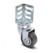 Roulette Pivotante Polyur D50 – Souplesse silencieuse – 35 kg – Tente