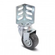Roulette Pivotante Polyur D50 – Souplesse silencieuse – 35 kg – Tente