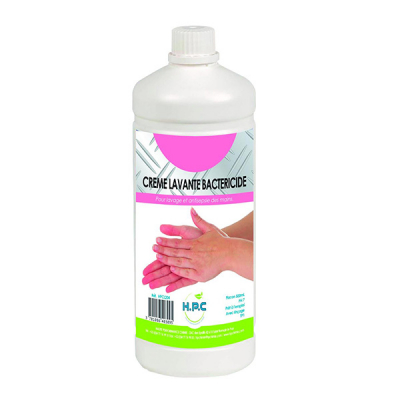 Crème Lavante Bactéricide pour les Mains - 500ml -  Amande Douce - Nacré