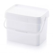 Seau rectangulaire avec anse 2,6 à 22 L