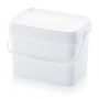 Seau rectangulaire avec anse 2,6 à 22 L