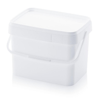 Seau rectangulaire avec anse 2,6 à 22 L Seau rectangulaire avec anse 2,6 à 22 L
