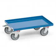 Rouleur pour Bacs Plastiques avec Bacs - 605x408mm - 250kg