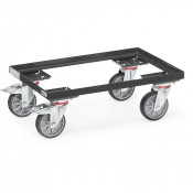 Rouleur pour Bacs Plastiques avec Bacs - 605x408mm - 250kg