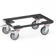 Rouleur pour Bacs Plastiques avec Bacs - 605x408mm - 250kg