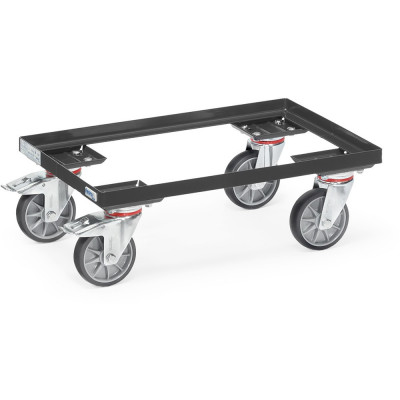 Rouleur pour Bacs Plastiques avec Bacs - 605x408mm - 250kg