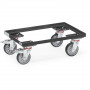Rouleur pour Bacs Plastiques avec Bacs - 605x408mm - 250kg