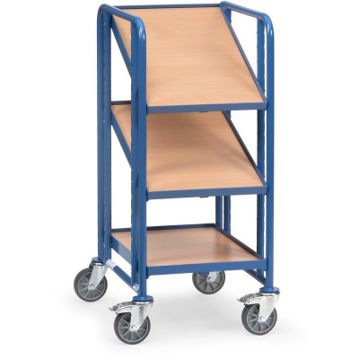 Servante pour Bacs Plastiques 3 Plateaux - 410x610mm - 250kg