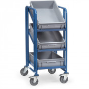 Servante pour Bacs Plastiques 3 Plateaux - 410x610mm - 250kg
