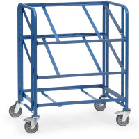 Servante pour Bacs Plastiques 3 Plateaux - 820x610mm - 250kg Servante pour Bacs Plastiques 3 Plateaux - 820x610mm - 250kg